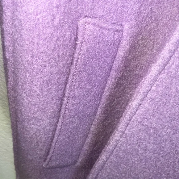 J. Crew Elegant Purple Wool Coat - Picture 8 of 10